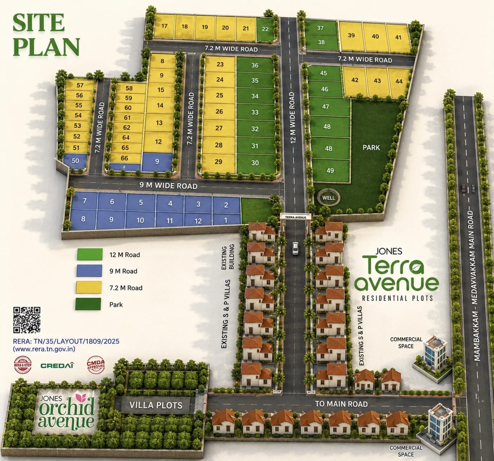 Jones Terra Avenue — site layout plan