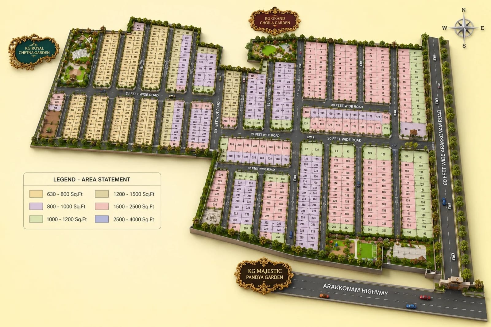 KG Kingdom Of Joy — site layout plan