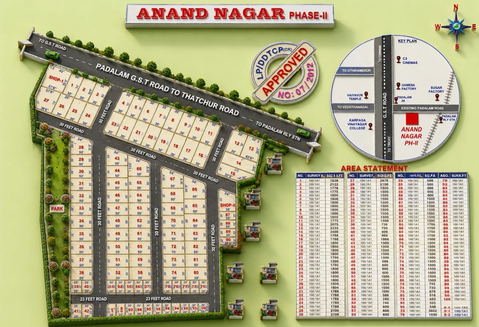 Nahar Anand Nagar Phase II — site layout plan