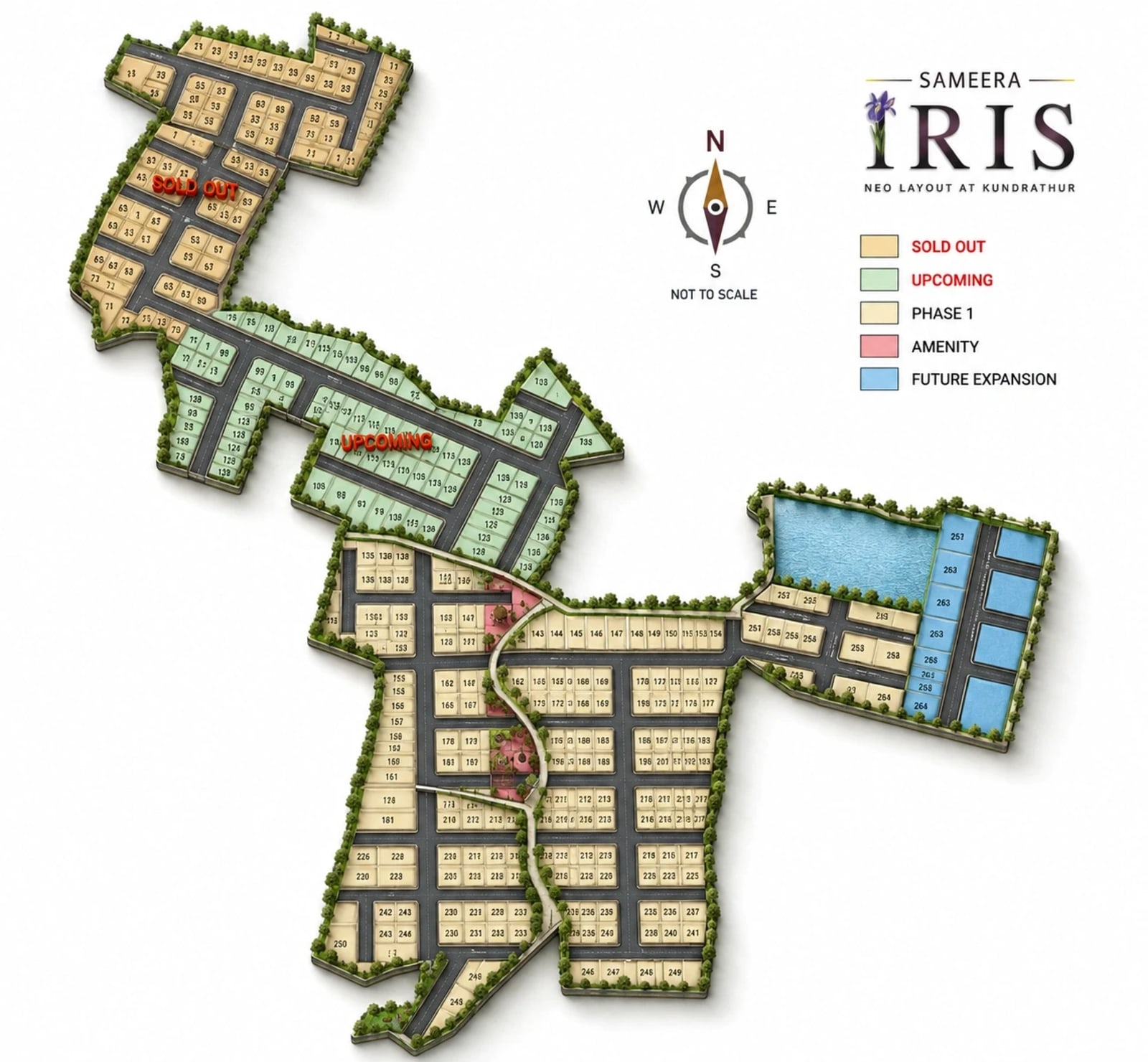 Sameera Iris — site layout plan