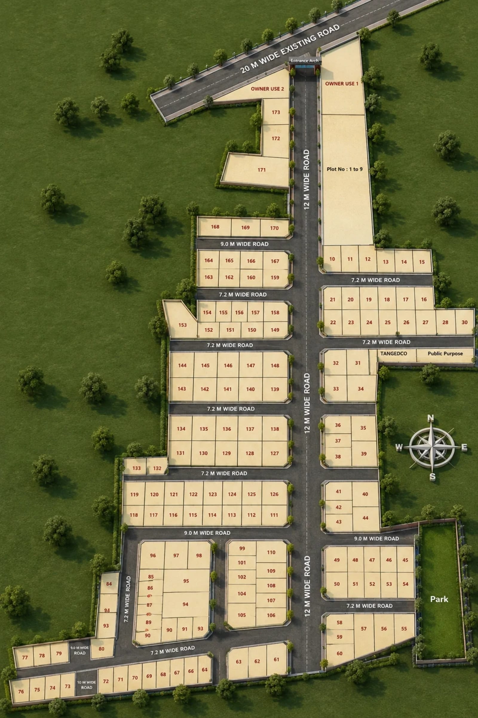 Stepsstone Secret Auraa — site layout plan