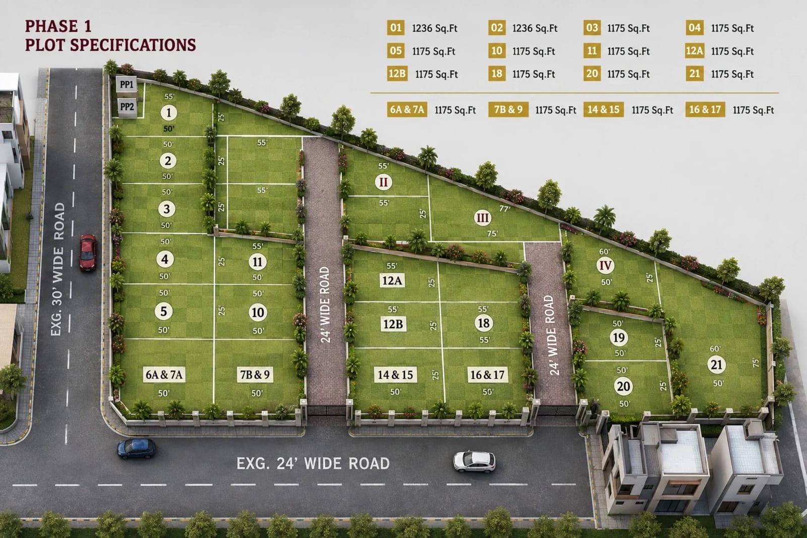 Nova Vasantham Avenue — site layout plan