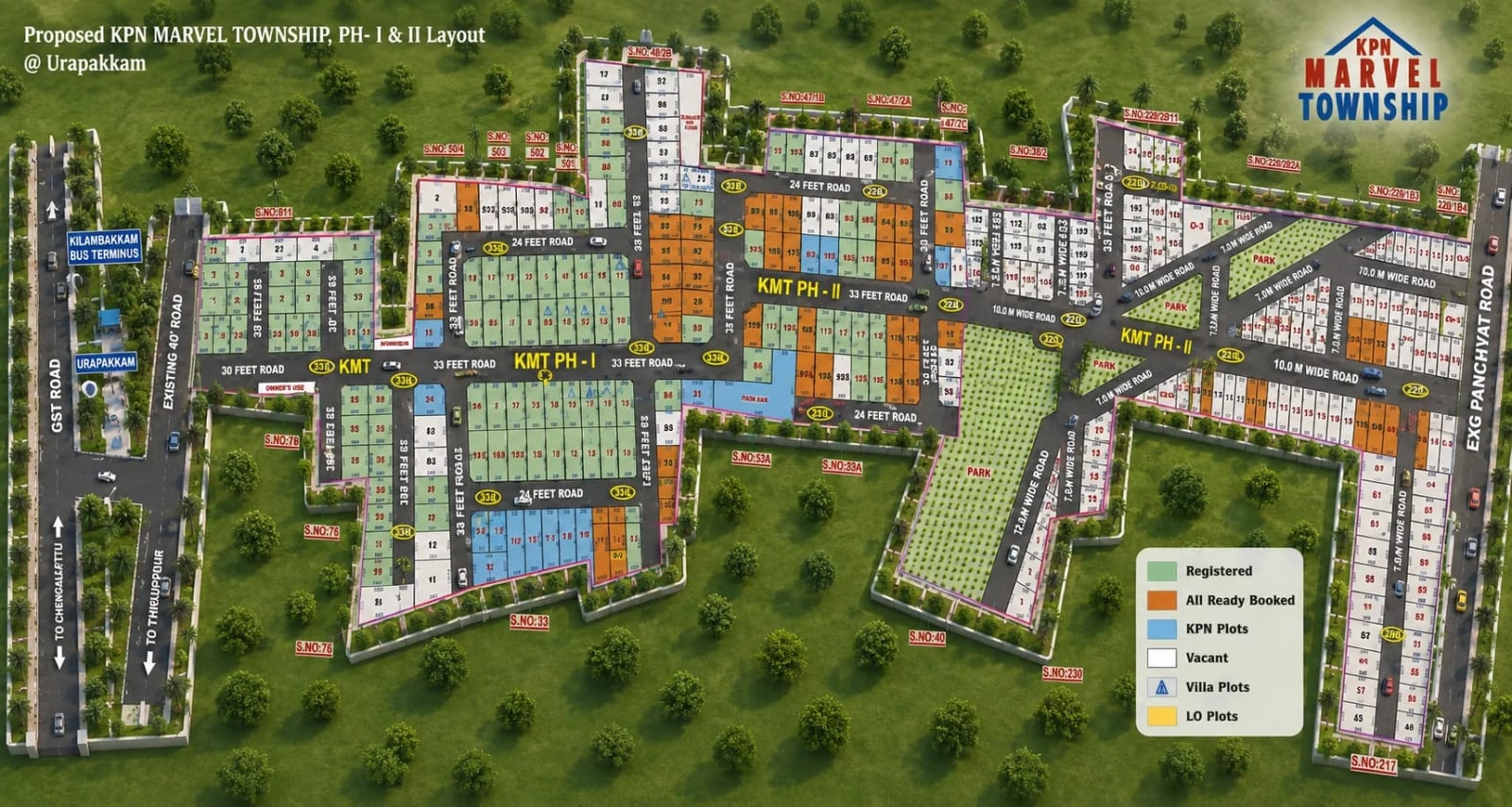 KPN Marvel Township — site layout plan