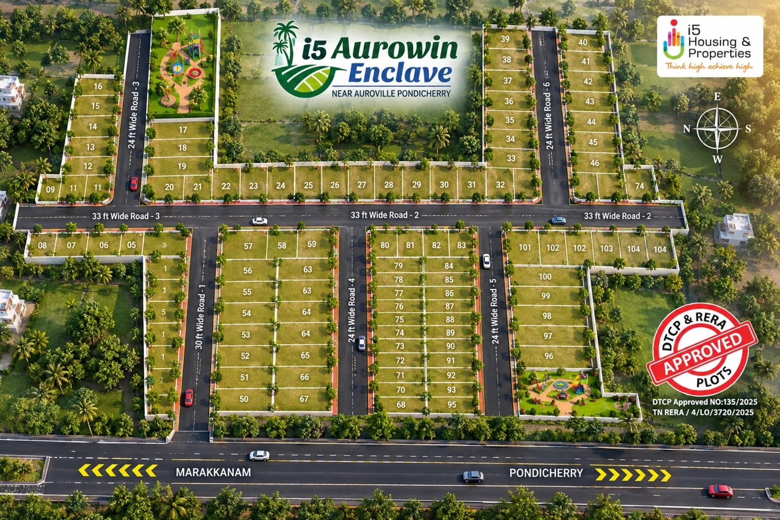 i5 Aurowin Enclave — site layout plan