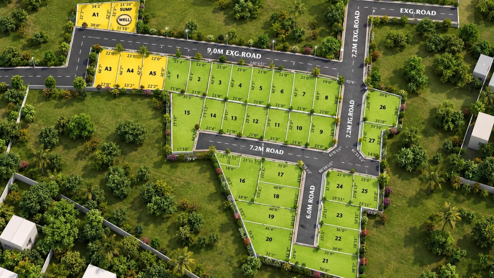 Malles Arushi — site layout plan