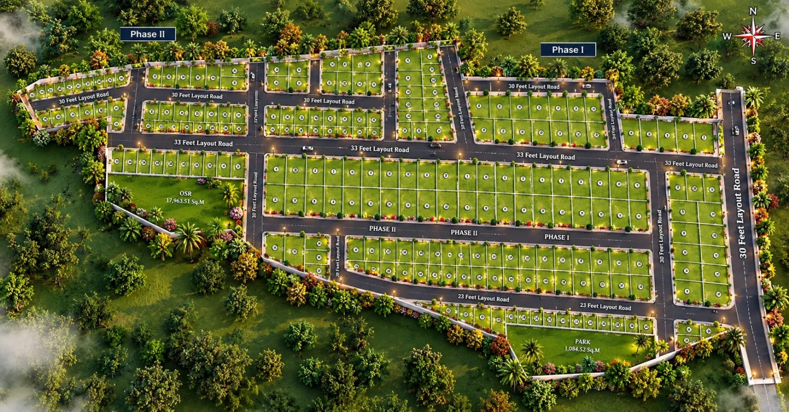 Adissia New Meadows — site layout plan