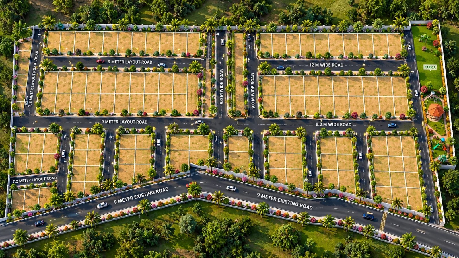 Adissia Vivaana — site layout plan