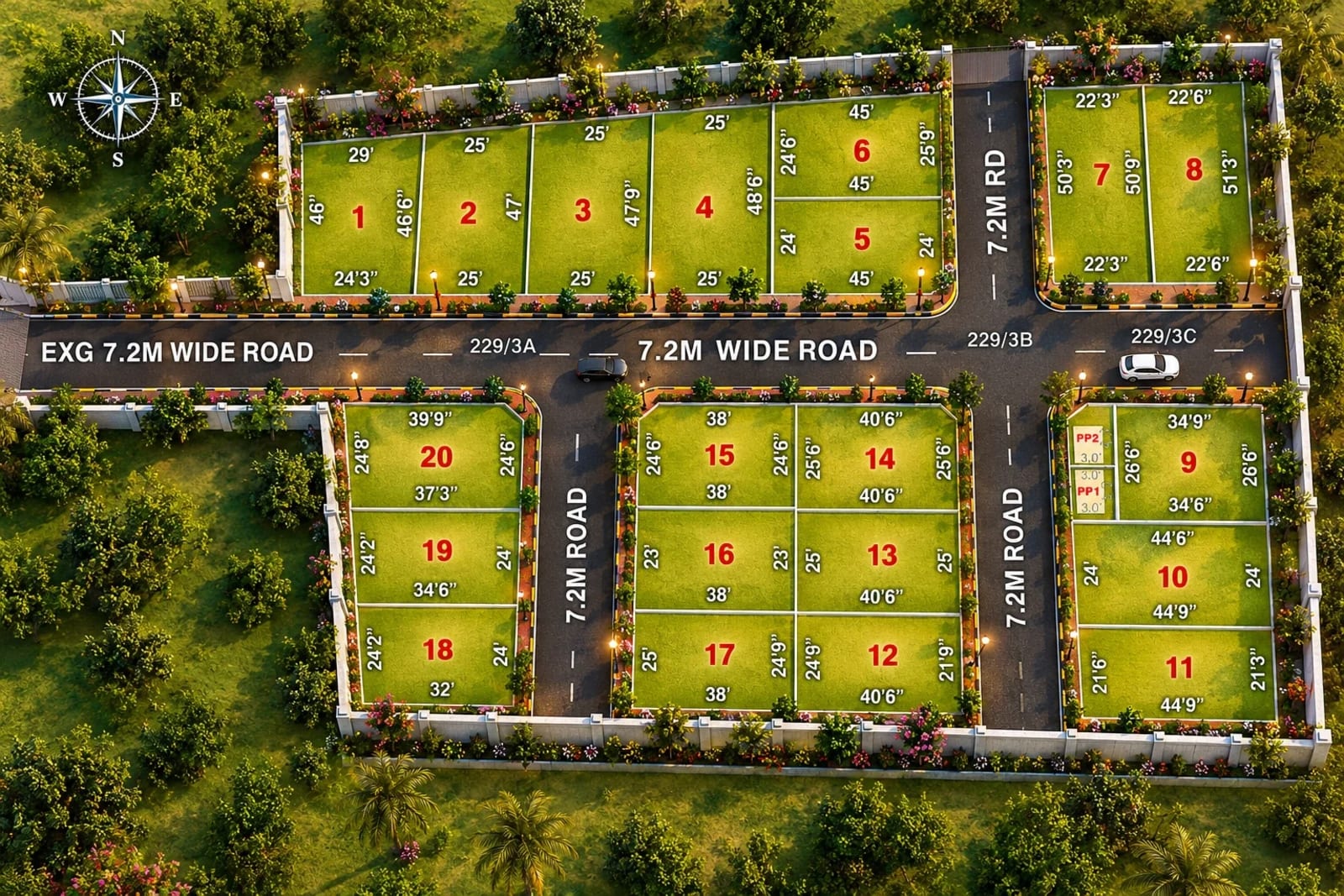 Premier NVN Srivaari Avenue — site layout plan