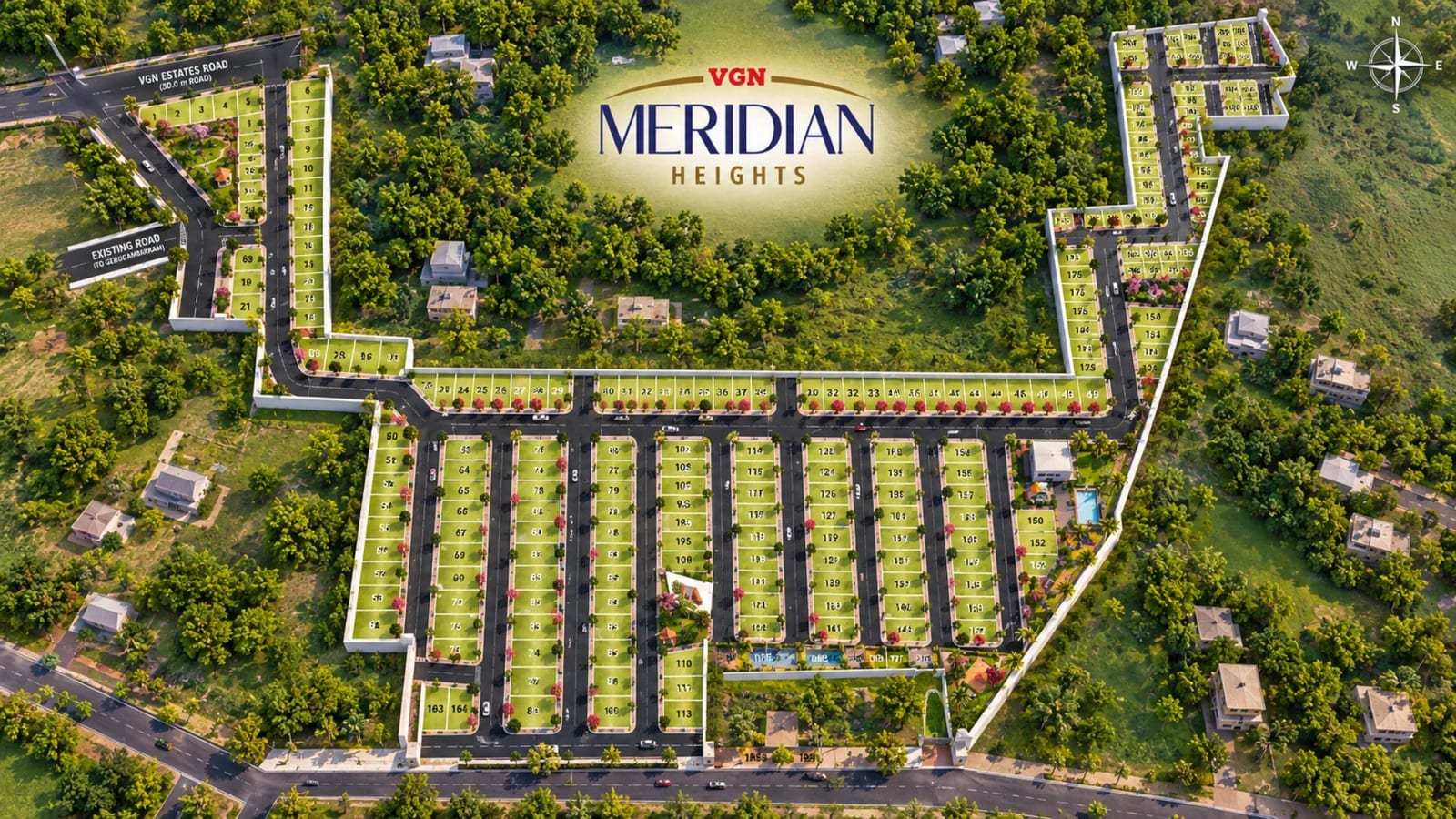 VGN Meridian Heights — site layout plan
