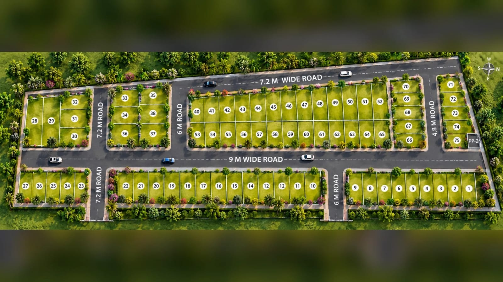 GTK Shobha Windsor Castle — site layout plan