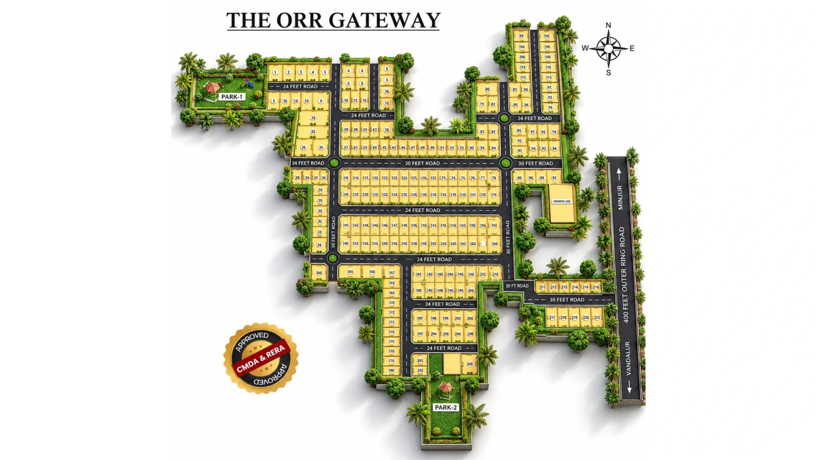 GTK The ORR Gateway — site layout plan