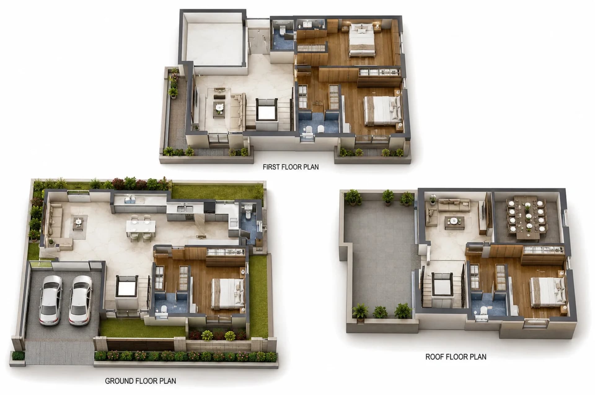 4 BHK Villa Floor Plan – Bollineni Siera
