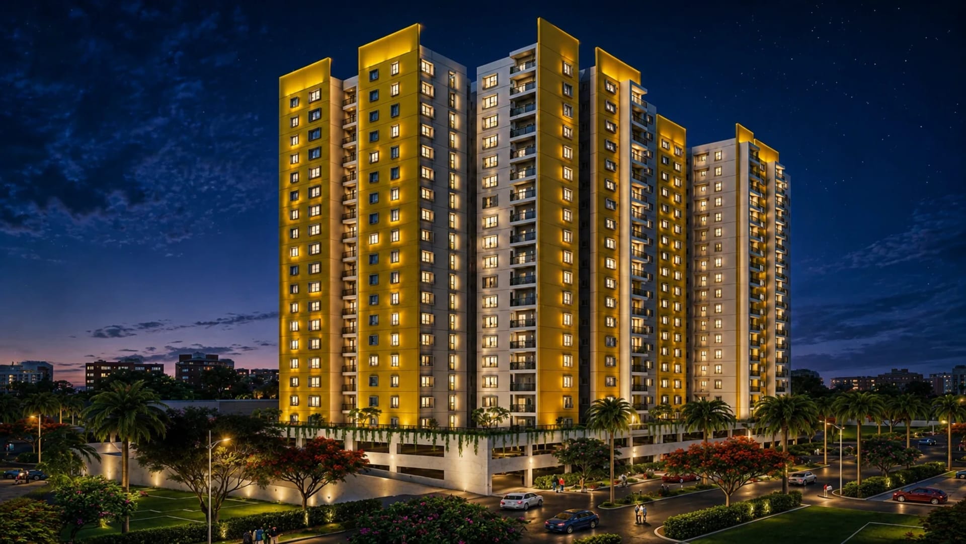 Daffodils Tower in Siruseri, Chennai — view 1
