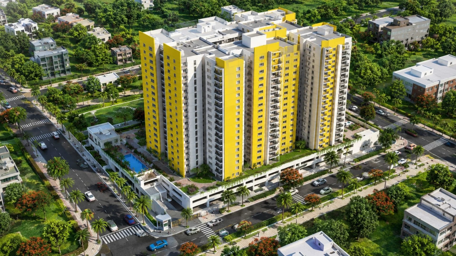Daffodils Tower in Siruseri, Chennai — view 3