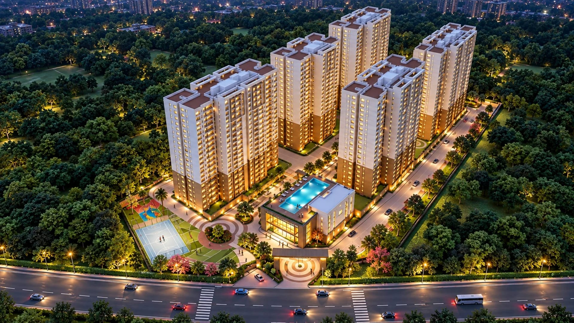 Prestige Palm Court – 1 BHK Apartment