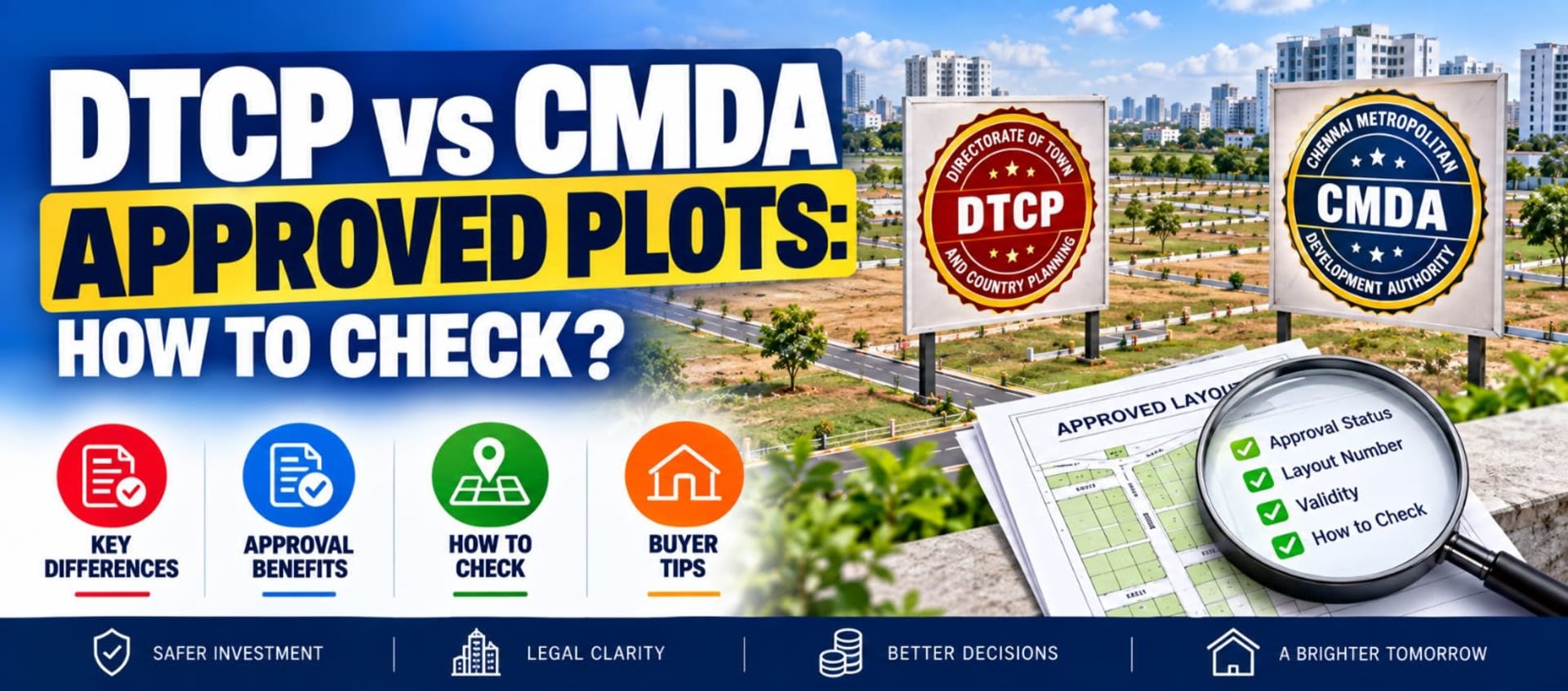 DTCP vs CMDA Approval: How to Check if a Plot Is Approved Online (2026)