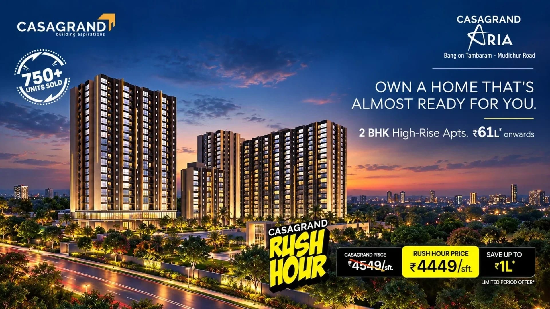 Casagrand Aria in Tambaram, Chennai