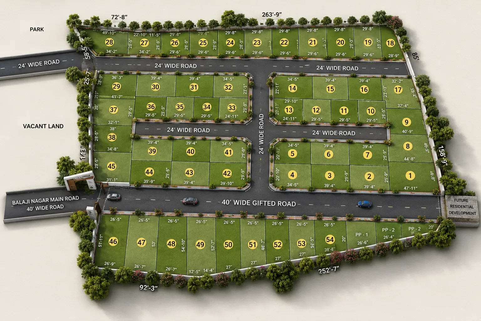 Silversky The Springs — site layout plan