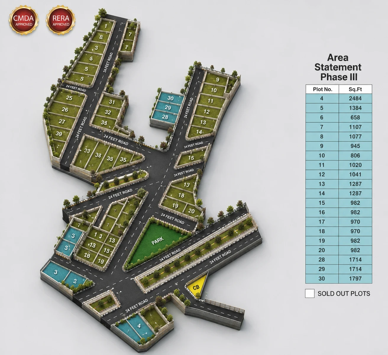 RLD Royal Star Phase 3 — site layout plan