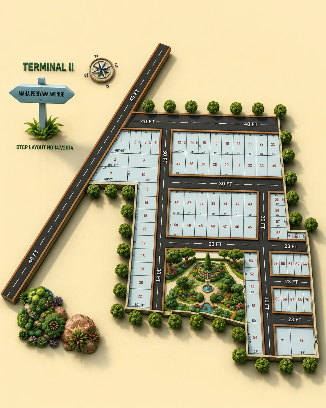 Propshell Arcadia Aerocity — site layout plan