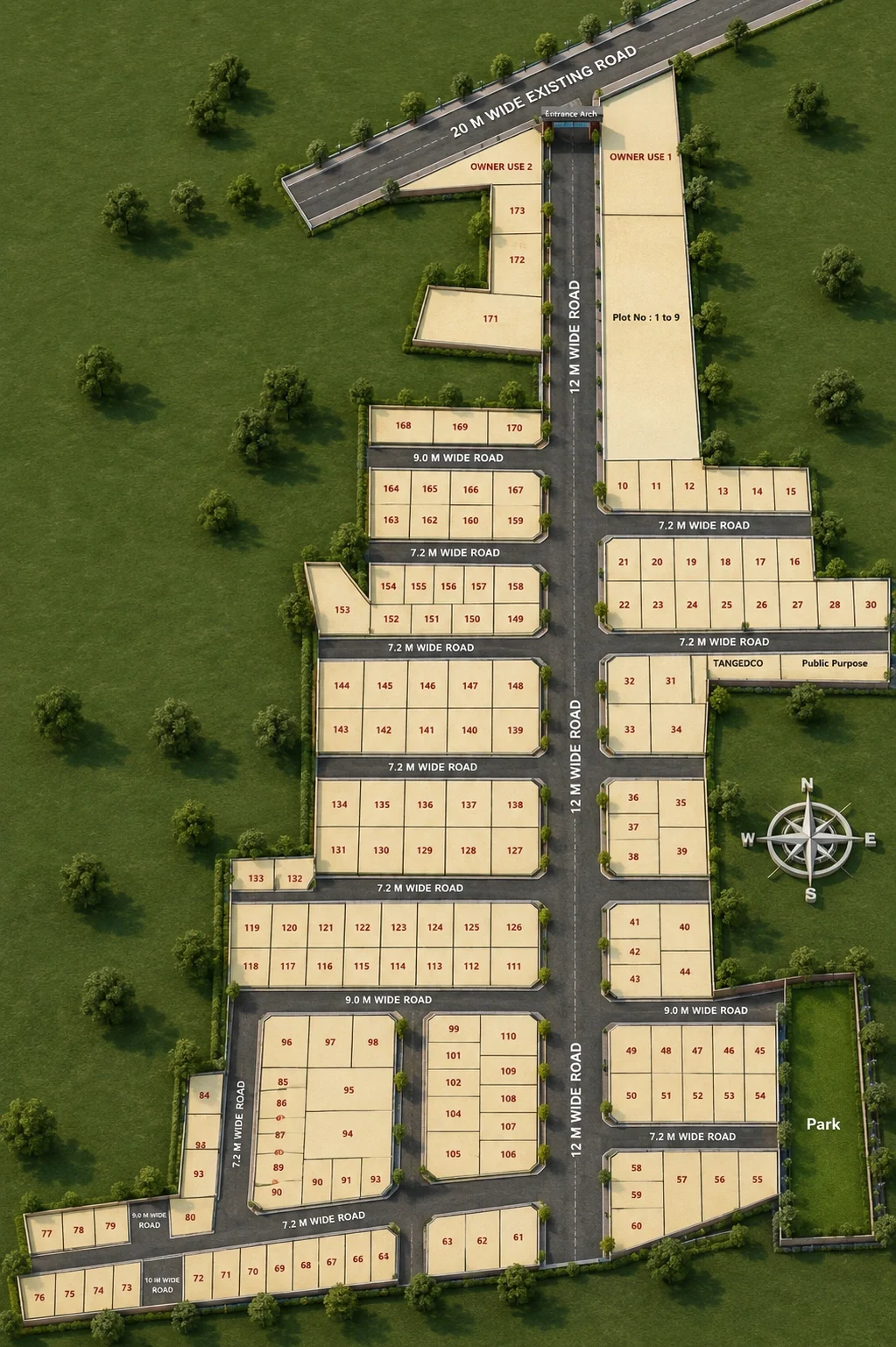 Stepsstone Secret Auraa — site layout plan