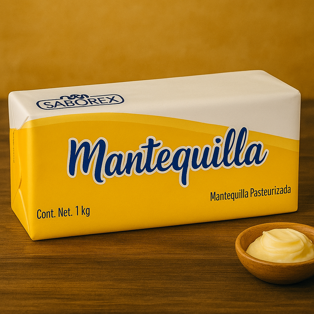 MANTEQUILLA SABOREX PZA C/1.00 KG. - 0