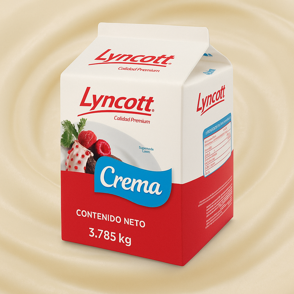 CREMA PARA BATIR LYNCOTT GALON PZA C/3.75 LT. - 0