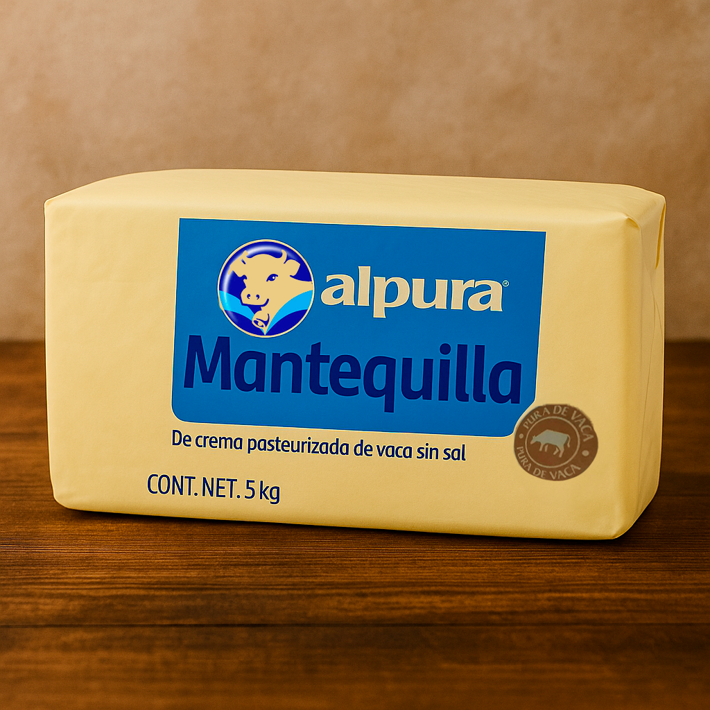 MANTEQUILLA ALPURA PZA C/5.00 KG. - 0