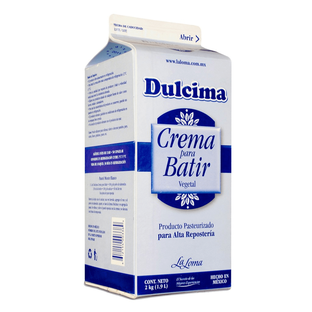 CREMA PARA BATIR DULCIMA PZA C/2.00 LT. - 1