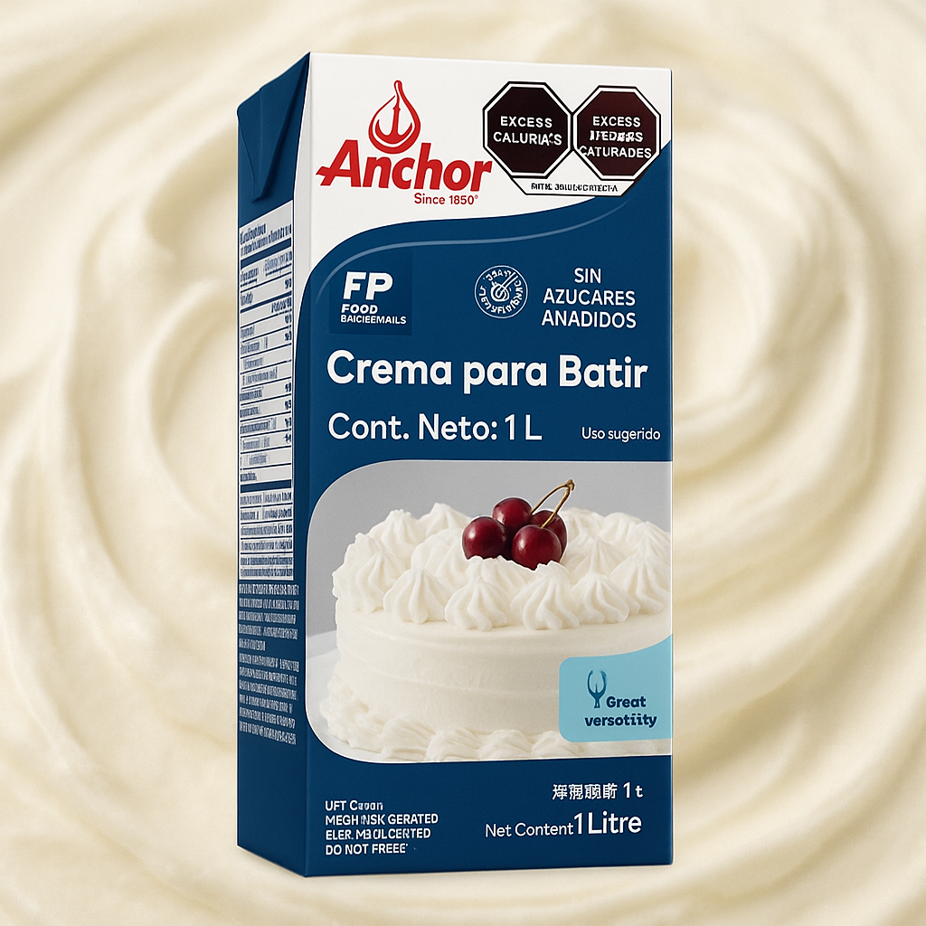 CREMA PARA BATIR ANCHOR PZA C/1.00 LT. - 0