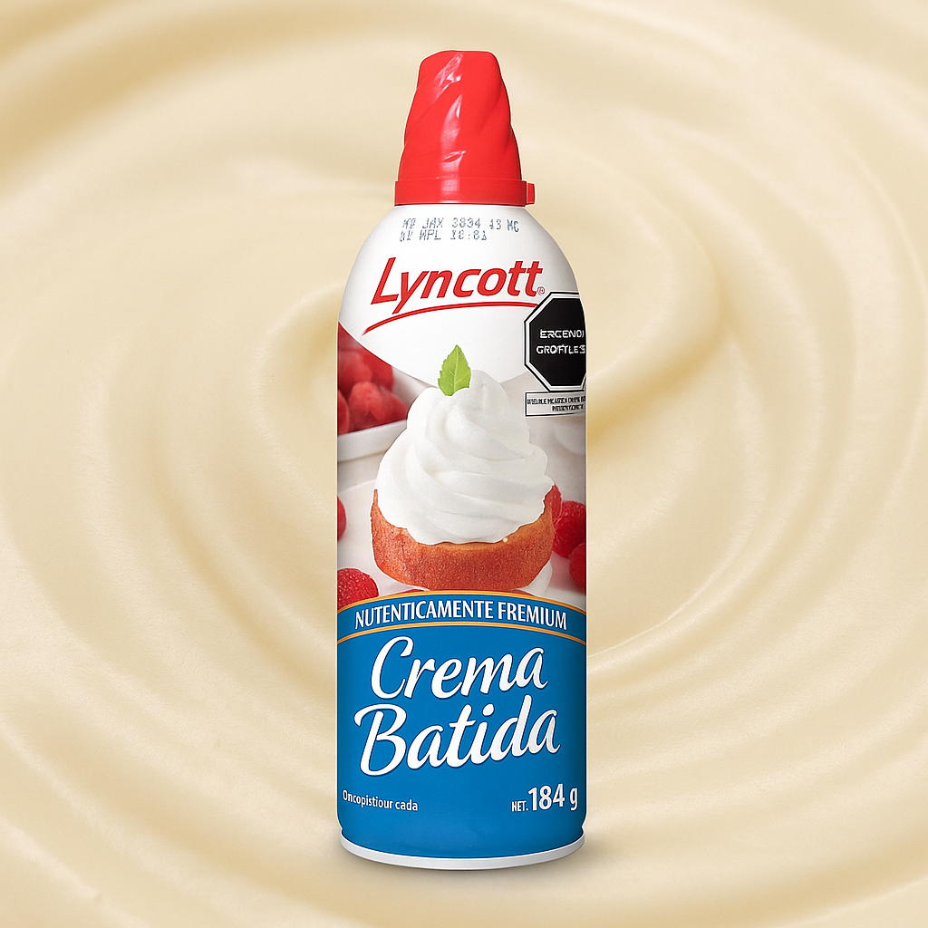 CREMA PARA BATIR AEROSOL LYNCOTT PZA C/184GR - 0