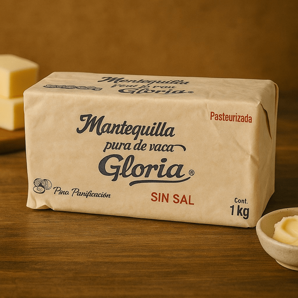 MANTEQUILLA GLORIA S/SAL PZA C/1.00 KG. - 0