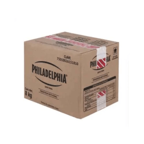 QUESO CREMA PHILADELPHIA PZA C/8.00 KG. - 0