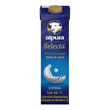 LECHE ALPURA ENTERA SELECTA - 0