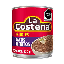 FRIJOLES REFRITOS LA COSTEÑA PZA 0.580 KG - 0