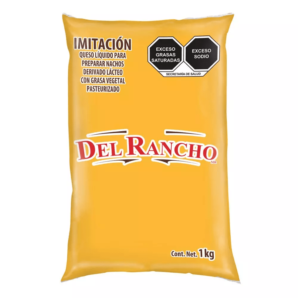 QUESO AMARILLO LÍQUIDO RANCHERITO PZA C/1KG - 0