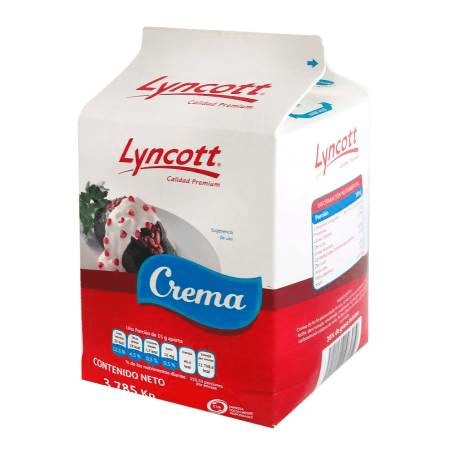 CREMA PARA BATIR LYNCOTT GALON PZA C/3.75 LT. - 1