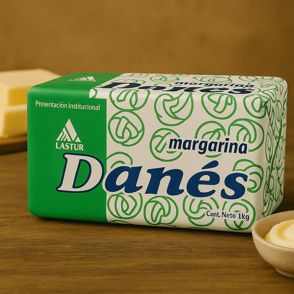MARGARINA LASTUR DANÉS PZA C/1.00 KG. - 0