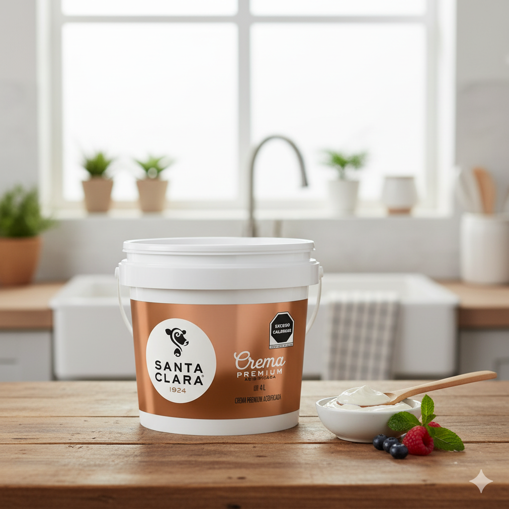 CREMA SANTA CLARA CUBETA DE 4 LT - 0