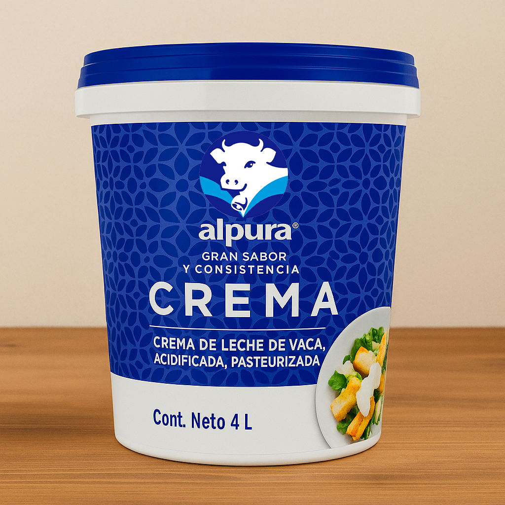 CREMA ALPURA CUBETA PZA 4 LT - 0