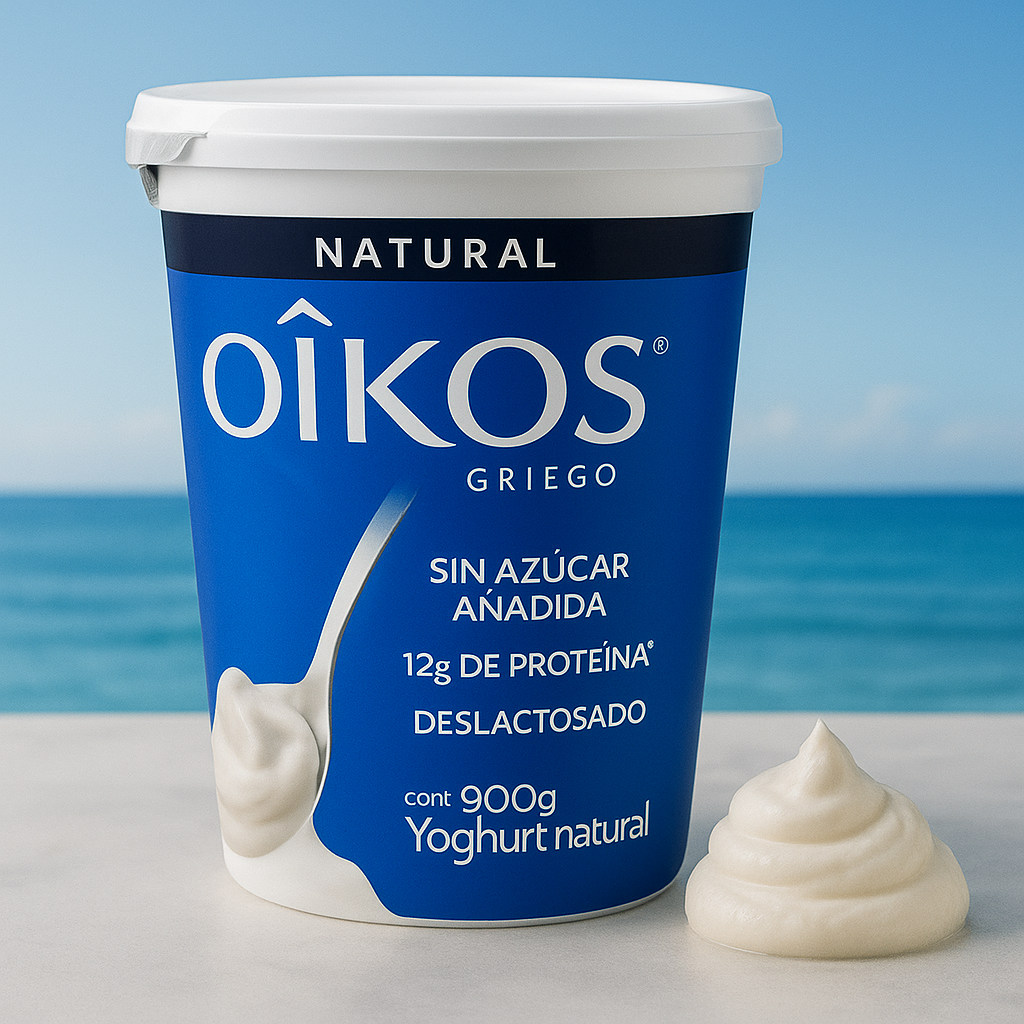 YOGHURT GRIEGO NATURAL OIKOS PZA 900 GR - 0