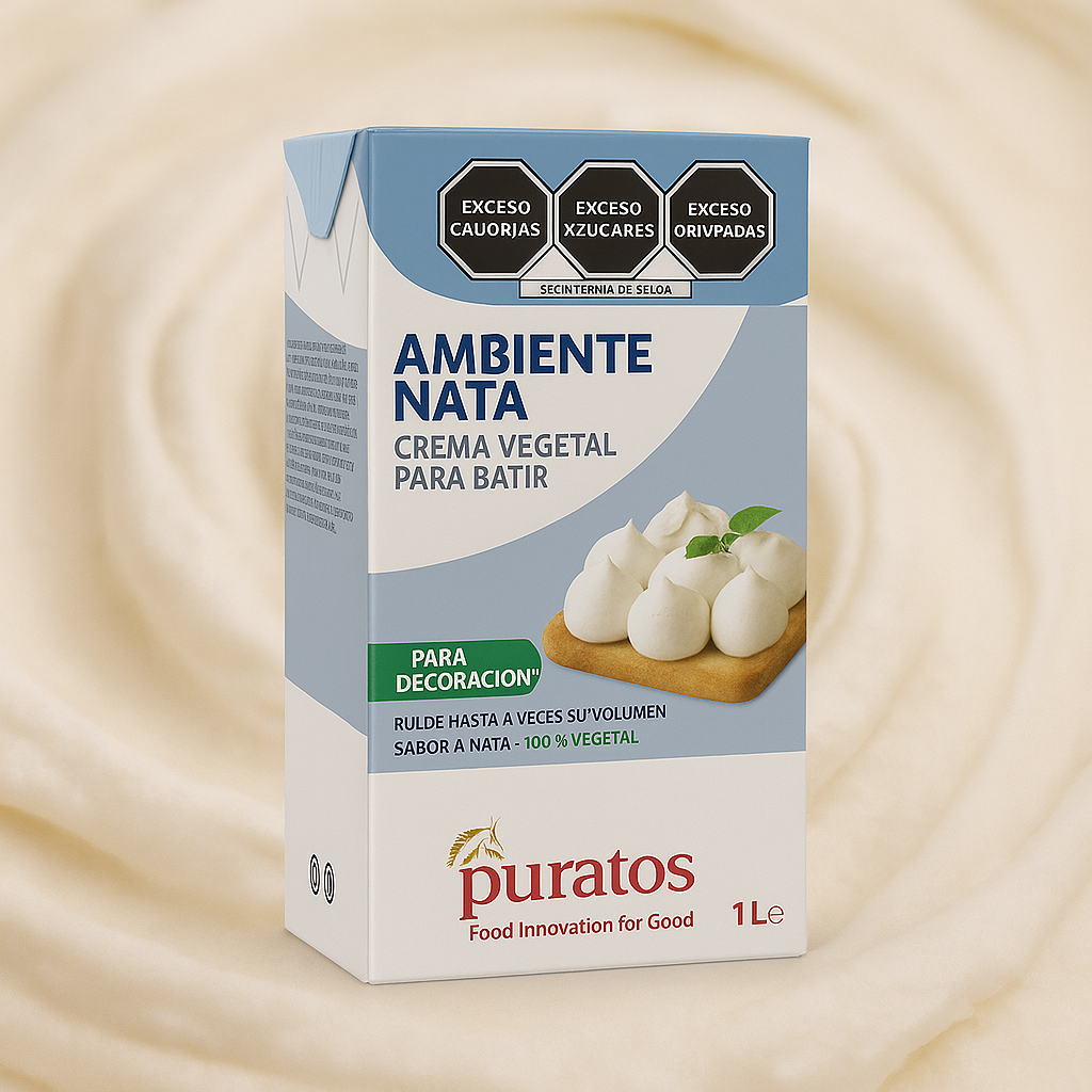 CREMA PARA BATIR PURATOS NATA PZA 1LT - 0