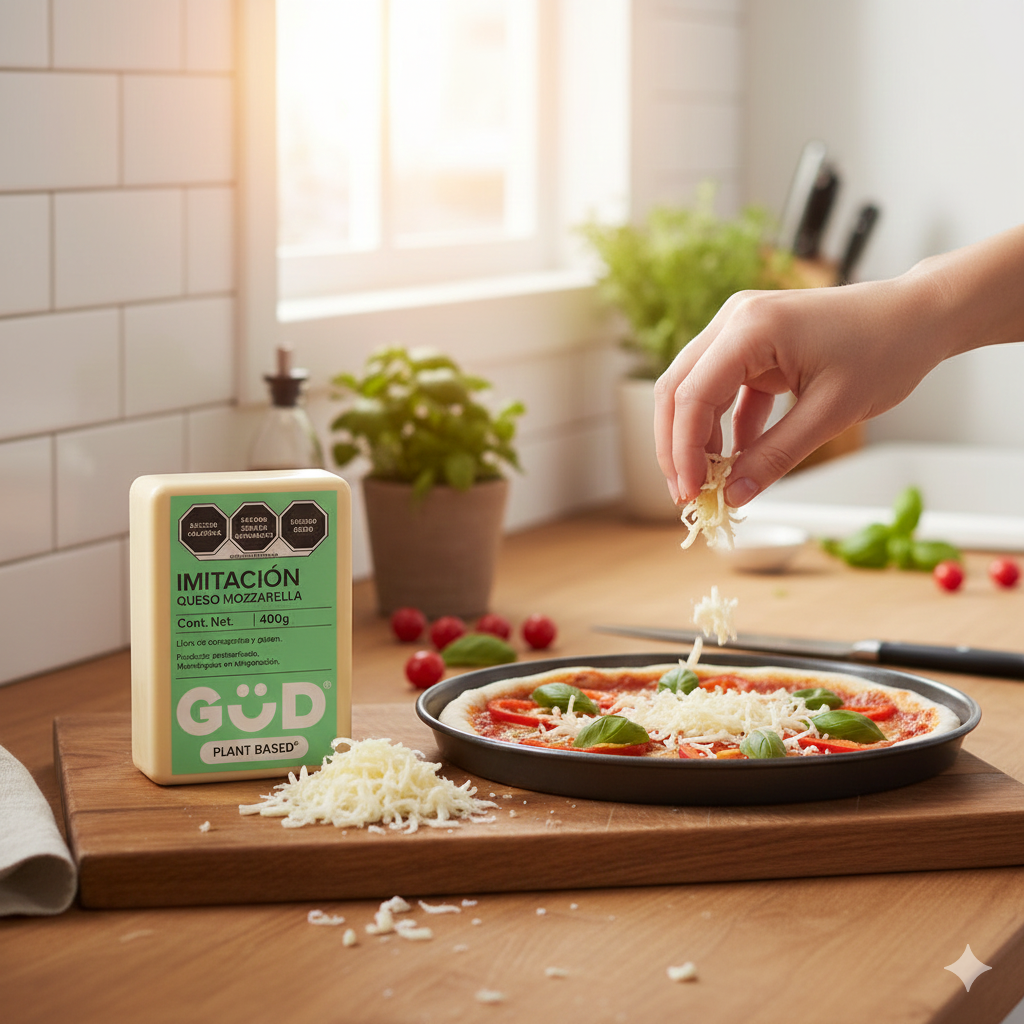 QUESO MOZZARELLA VEGANO GUD 400gr - 0