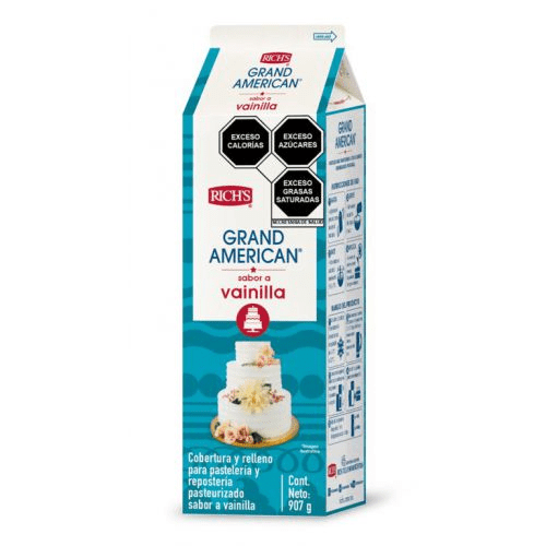 CREMA PARA BATIR RICHS VAINILLA PZA C/1.00 LT. - 1