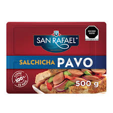 SALCHICHA DE PAVO SAN RAFAEL PZA 500GR - 0