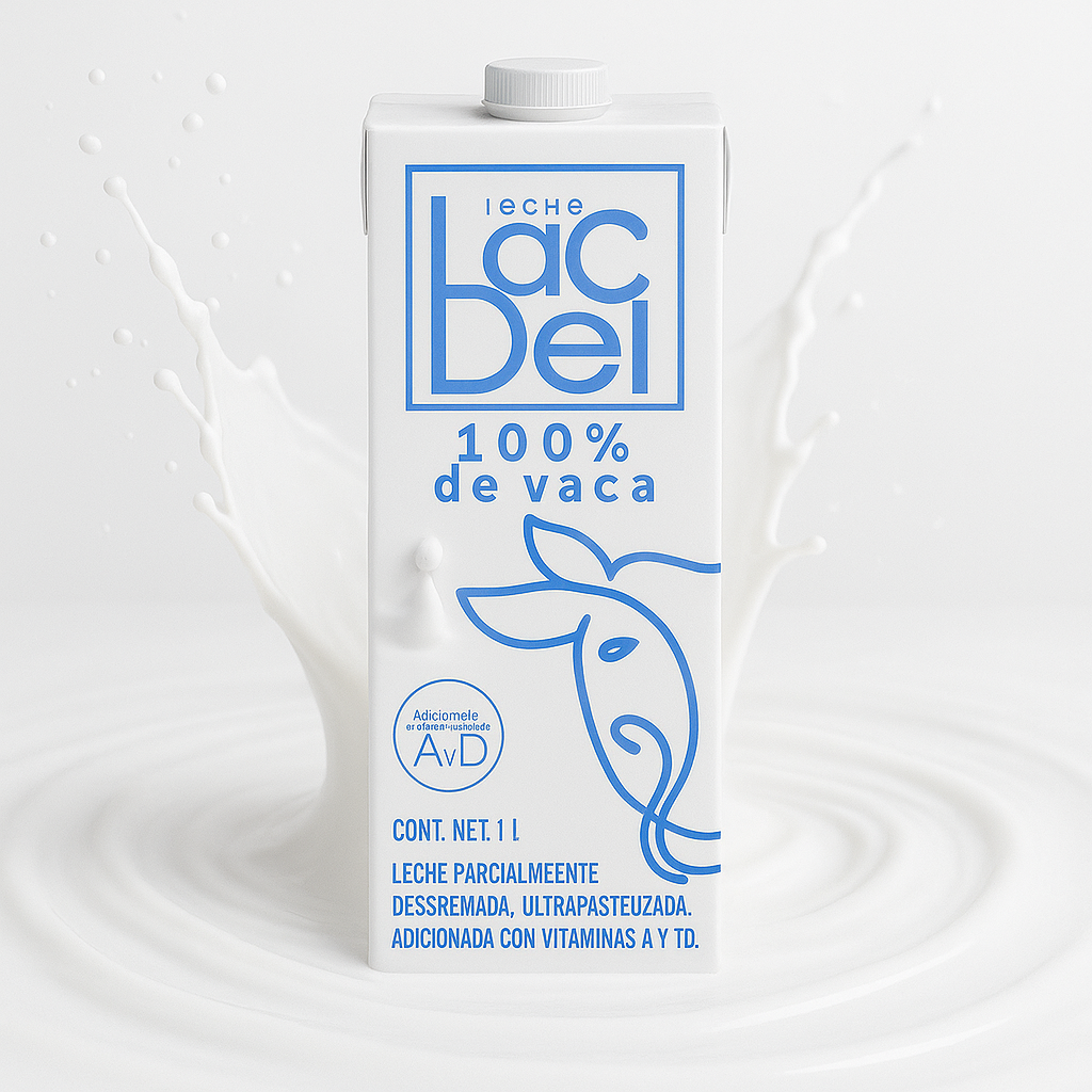 LECHE LACDEL ENTERA PZA 1LT - 0