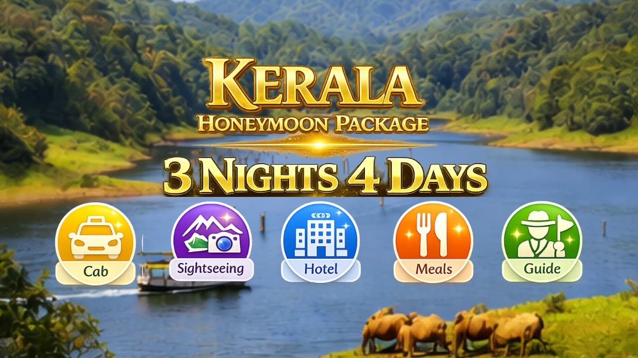 Kerala Honeymoon Packages from Delhi: A Romantic Getaway to Munnar and the Backwaters - Main