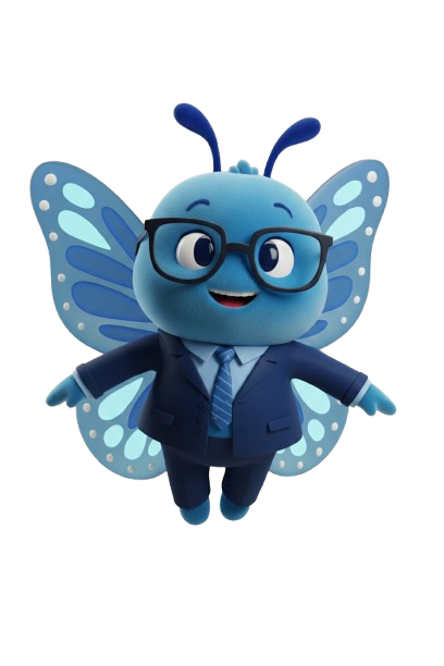 Butterfly Mascot