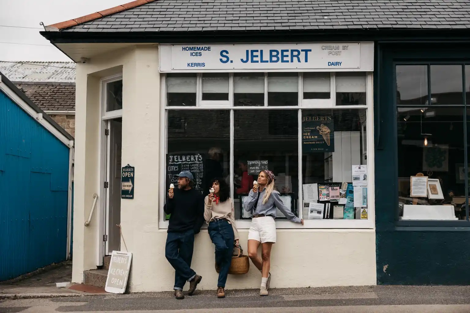 Jelbert's shopfront on New Road, Newlyn