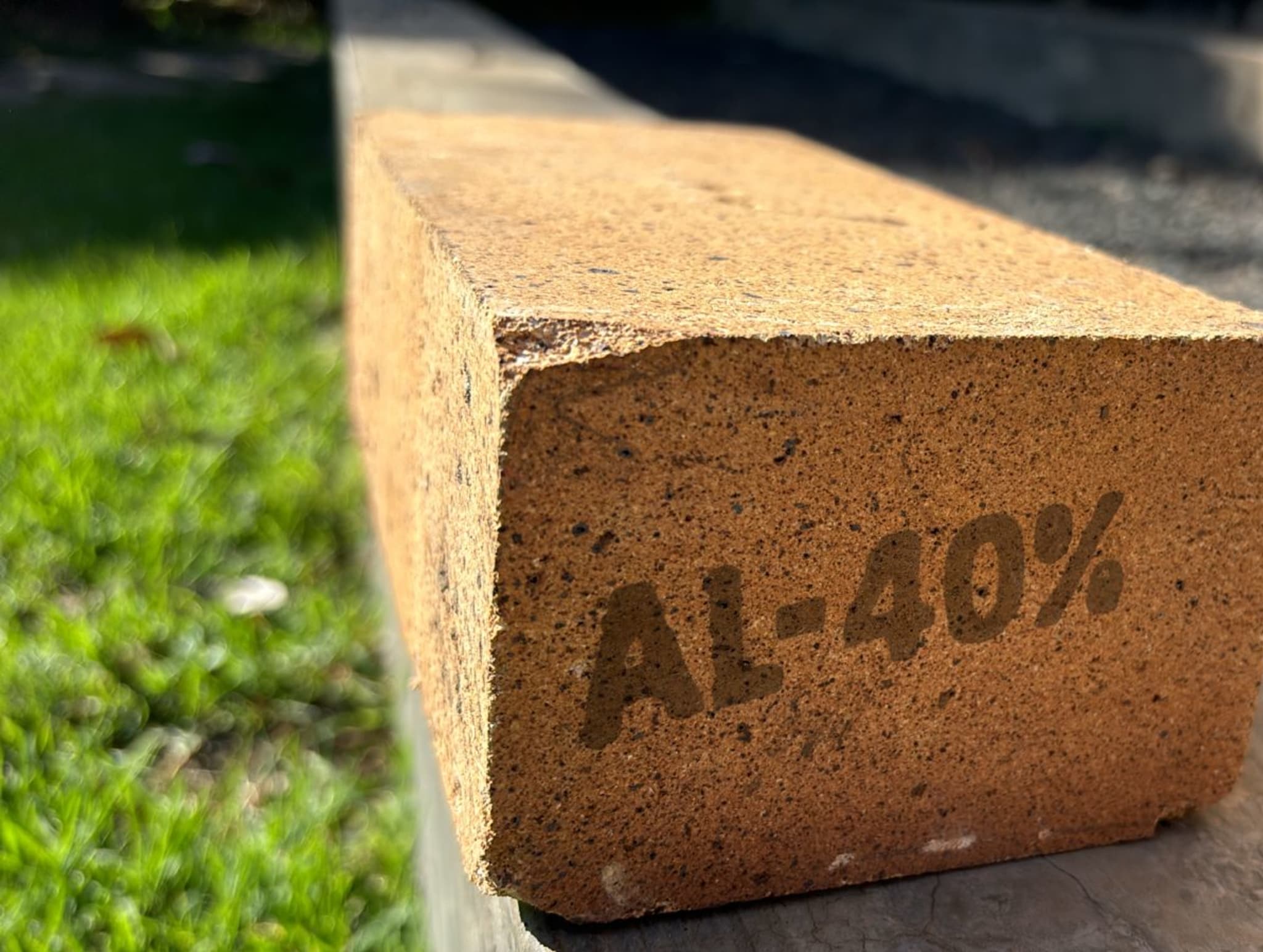 High alumina refractory brick with 40% Al2O3 content supplied by Zenco Systems in Nairobi, Kenya
